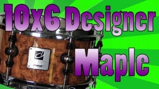 10x6 Sonor Designer Maple Light Snare Drum  Snare Pimp Project Volume 31 [upl. by Naggem]