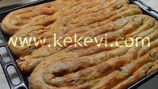 Ispanaklı Börek El Açması  Kekevi Börek Tarifleri [upl. by Banerjee]