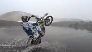 Graham Jarvis The first day of riding in Kamchatka Mutnovskiy volcano footsteps [upl. by Lynnett]