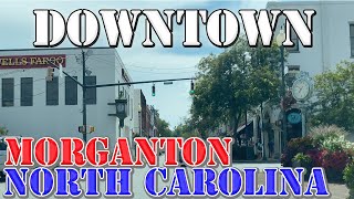 Morganton  North Carolina  4K Downtown Drive [upl. by Cowen]