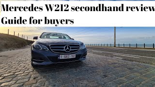 Why The W212 Is One Of THE MOST RELIABLE Cars ever Secondhand Mercedes E Class 201316 Buyer Guide [upl. by Parthen]