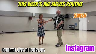 This week’s Jive of Herts dance moves routine Assisted Turn Swish dance dance video rockandroll [upl. by Potts]