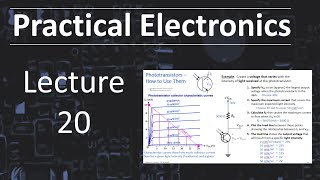 Practical Electronics  Lecture 20 Fall 2023 [upl. by Tat]