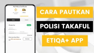 Cara Pautkan Polisi Takaful Atau Sijil Insurans Etiqa Anda Dengan Etiqa App l Etiqa Smile [upl. by Covell]