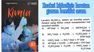 Reaksi hidrolisis garam Al2SO43 [upl. by Esau]