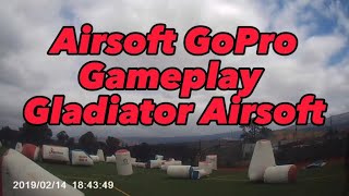 Gladiator Airsoft Speed soft Arena  GoPro Footage [upl. by Itnahsa]