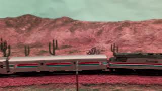 N Scale Early 80’s Amtrak Desert Wind [upl. by Ehgit]