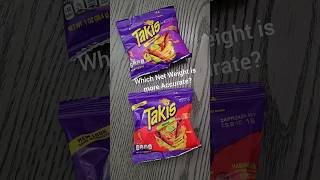 Takis Fuego vs Takis Nitro Which Net Weight is more Accurate asmr satisfying [upl. by Yramanna]