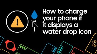 How to charge your phone if it displays a water drop icon [upl. by Irrahs261]