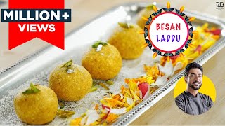 Special Besan Laddu Recipe  दानेदार बेसन के लड्डू  Besan Ladoo at home  Chef Ranveer Brar [upl. by Asereht]