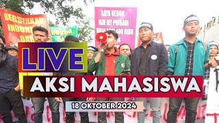 🔴LIVE‼️ AKSI BEM SI ADILI JOKOWI DEPAN DPR RI DI HADANG POLISI [upl. by Mario]