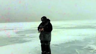 Leech Lake Ice Fishing Meets Ice Road Truckers [upl. by Darren231]