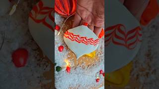 Christmas Ornament Cookie Decorating Satisfying Cookie Decorating with Royal Icing [upl. by Mages]