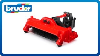 Bruder Toys Street Sweeper Attachment 02577 [upl. by Gibrian]