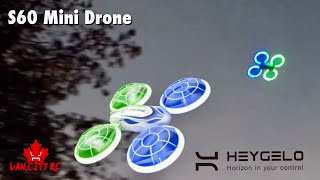 Heygelo S60 Mini Drone Awesome Night Flyer [upl. by Ramyaj529]