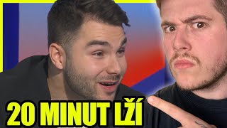 ADAM KAJUMI 20 MINUT LŽE V TELEVIZI [upl. by Grosvenor]