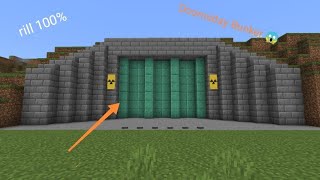 Safest Doomsday Bunker in Minecraft mcpe 121 [upl. by Iduj386]