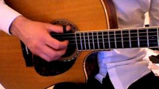 Acoustic guitar piece in DADGAD  tablature [upl. by Acsecnarf209]