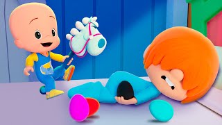 Diez en la cama  Huevos sorpresa y más canciones infantiles para niños de Cleo y Cuquín [upl. by Anees]