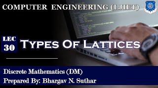 Lec30Types of Lattices  Discrete Mathematics Computer Engineering [upl. by Gnohp634]