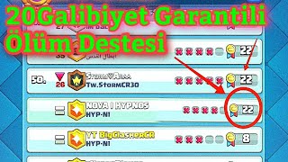 20 Galibiyet Garantili 2 Deste Öfke Kraliyet Turnuvası  Clash Royale [upl. by Auqinu423]