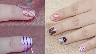 HOW TO USE STRIPING TAPE FOR NAIL ART Nail Polish 101  KELLI MARISSA [upl. by Adnohs]