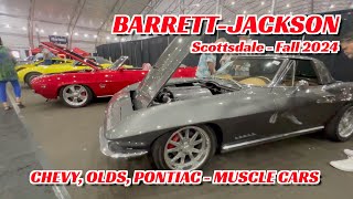 Barrett Jackson  Fall 2024 Scottsdale  GM MUSCLE CARS [upl. by Aihsilat902]