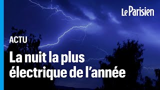 130 000 éclairs pluies diluviennes au moins 3 morts de violents orages ont balayé la France [upl. by Krauss186]