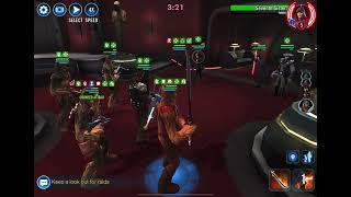 SWGOH Squad Arena Wookiee vs Inquisitorious [upl. by Dumm]