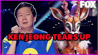 Ken Jeong Tears Up With His Gazelle Guess The Masked Singer  Season 10 [upl. by Sapphera]