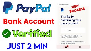 🔴 Live Proof Paypal Bank Account Confirm Kaise Kare 🥰  Paypal Bank Account Pending Problem Solved [upl. by Atazroglam]