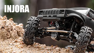 INJORA ProSteer Double Joint Aluminum Axle for 124 SCX24 [upl. by Alia]