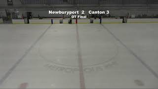 Canton Boys Varsity Hockey vs Newburyport 11524 [upl. by Sandi]