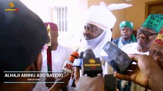 Awujale is My Father Emir of Kano Declares  Aminu Bayero on a visits to Oba Sikiru Kayode Adetona [upl. by Eednil]