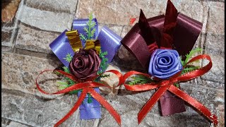 Simple amp Easy Graduation corsage making SHYANG DIY [upl. by Nelleyram]