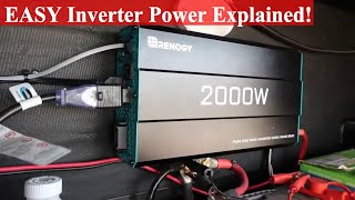 EASY RV Inverter Setup  RV Inverter Setup Explained [upl. by Tobie]