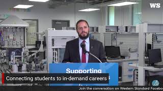 Minister Nicolaides Discusses Innovative Career Education for Students [upl. by Eirehs]