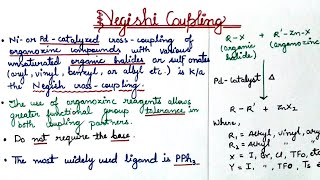 Negishi Coupling Reaction Mechanism [upl. by Eenimod481]