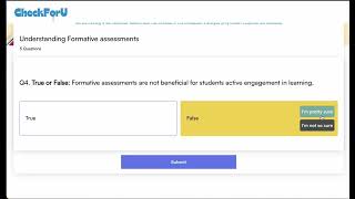 CheckForU How Students Get Feedback [upl. by Asyla]