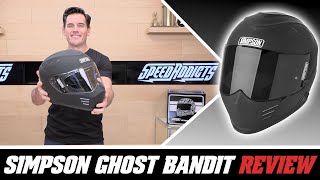 Simpson Ghost Bandit Helmet Review at SpeedAddictscom [upl. by Bohman]