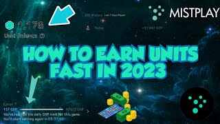 How To Earn Units Fast On Mistplay In 2023 [upl. by Hceicjow]