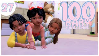 Anniversaire des TRIPLETTES et Daphné ACCOUCHE  Un garçon  🤔💕  100 Baby Challenge SIMS 4  EP27 [upl. by Nnaaihtnyc327]