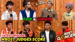 Worst Judges Score 29 September of India Best Dancer Season 4 Today Episode  IBD Season 4 Latest [upl. by Sontich]