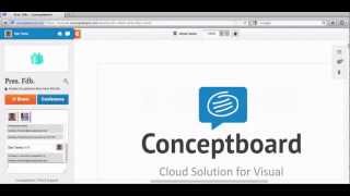 Interacting with team members on Conceptboard [upl. by Elleret]