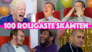 100 ROLIGASTE SKÄMTEN – BEST OF DEN SOM SKRATTAR FÖRLORAR [upl. by Hebe]