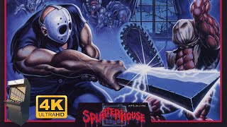 Splatterhouse  ARCADE  4K60ᶠᵖˢ UHD🔴 Longplay Walkthrough Playthrough Full Movie Game [upl. by Salomone]