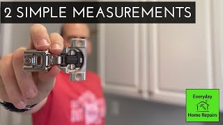 How To Measure and Pick Replacement Cabinet Hinges  Soft Close [upl. by Jo424]