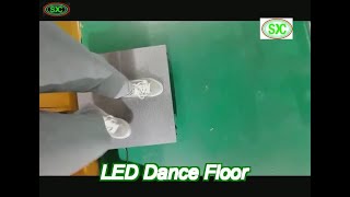 outdoor p10 full color diy light up dance floor with skidproof floor mask  size customized [upl. by Stead162]