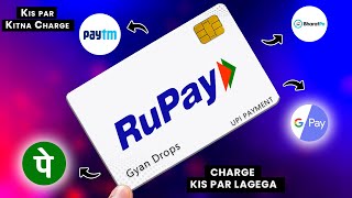 All RuPay Credit Card UPI Payment Charges  Phonepe GPay Paytm Bharatpe etc  All Doubts Clear [upl. by Ttenrag]