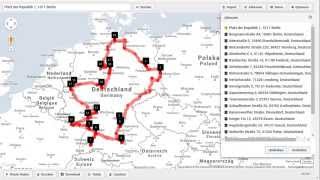 RouteXL v4 demo  Deutschland [upl. by Ennywg]